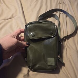 Stylish Olive Green Crossbody Bag